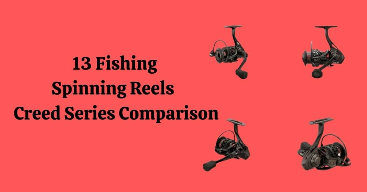 13 Fishing Spinning Reels Creed Series Comparison